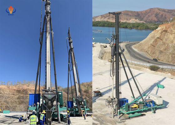 Αγορά Επαρκής 180kW μηχανή συμπίεσης Vibroflotation Βάση τροφοδοσίας Vibro Float online manufacture