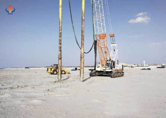 75 KW Εξοπλισμός Vibroflot Στήλες πέτρας Vibro Βελτίωση εδάφους Σχετική πυκνότητα