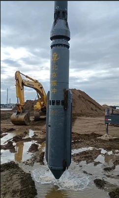 Ηλεκτρική 75 Kw μέθοδος Vibroflotation πέτρα στήλη Vibro σύνθετο έδαφος Bvem