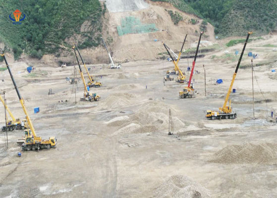 Ειδικευμένη ηλεκτρική βάση Vibro Pile Vibroflot 208kN Δύναμη δονήσεων