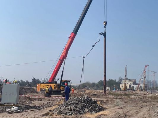130kw 377mm πέτρινη στήλη οδήγηση μηχανή μέθοδος Vibroflotation