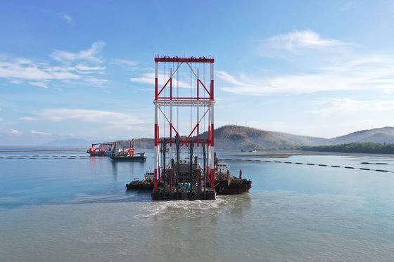 Ηλεκτρική μηχανή αντικατάστασης Vibro Φρέμα στοίβας Vibro πλωτή πίεση 6 bar