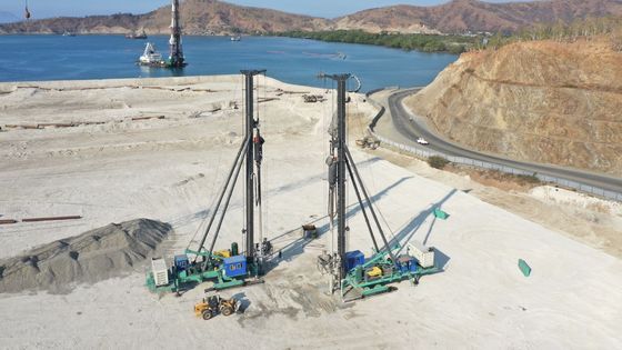 Ηλεκτρικό Πύργο Φρέμα Βόλο τροφοδοσίας Vibroflot Για Vibro Αντικατάσταση πέτρα στήλη κατασκευή