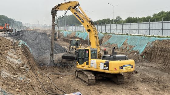 BVEM Vibro Compaction Piling υδραυλικός εξοπλισμός εκσκαφής Vibroflot εξοπλισμένος με κοινό υδραυλικό σύστημα ισχύος