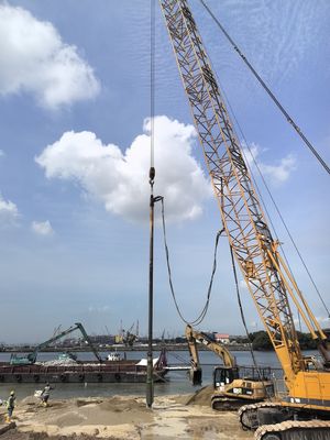 Δονητής υψηλής ισχύος με εξωτερική διάμετρο 426 χιλ. και φυγόκεντρη δύναμη 280 kN