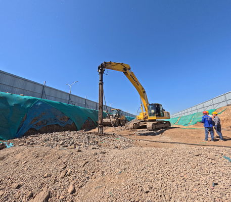 1200 kg Υδραυλικός Vibroflot με συχνότητα 43 Hz και εκκεντρική ροπή 29Nm για τη βελτίωση του εδάφους