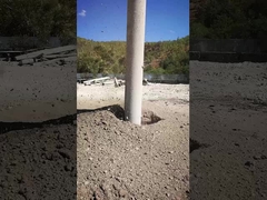 Γερανών τύπων διπλό δοχείων βάθος 24m σωρών Bfs Vibroflotation εργασμένο 180kw