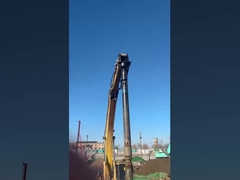 Κατασκευή με ξηρή μέθοδο συμπίεσης Vibro- Υδραυλικό εξοπλισμό Vibroflot για εκσκαφέα